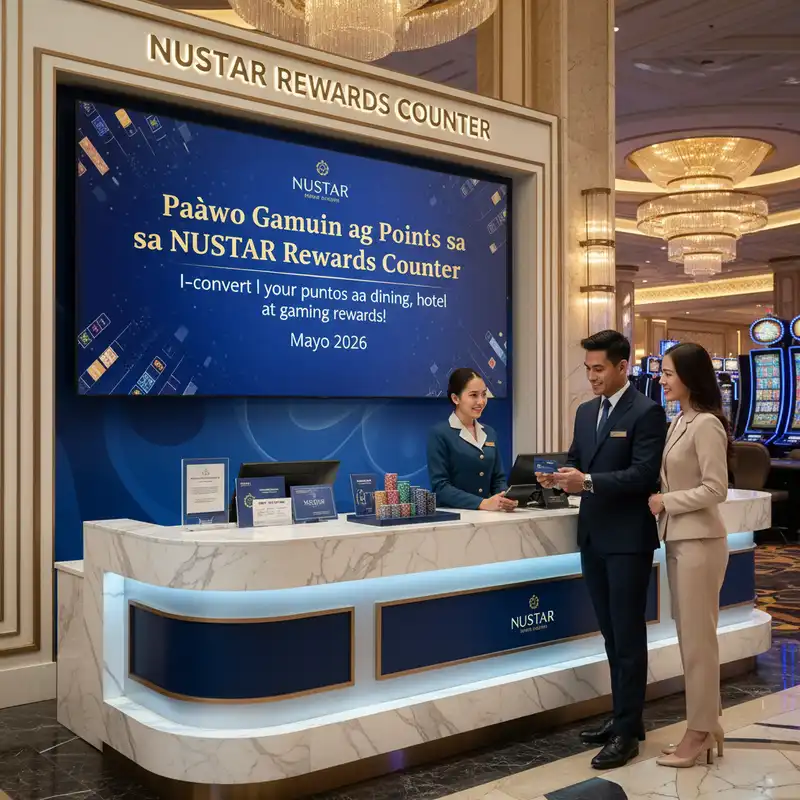 Gabay sa NUSTAR Rewards Counter 2026
